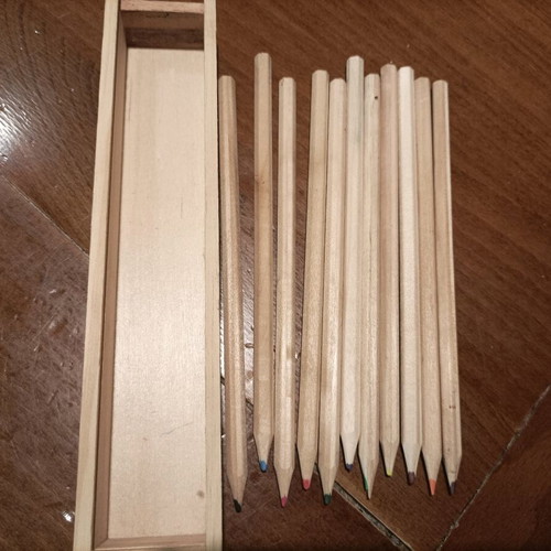 Various school supplies used with Giotto markers and pencil cases