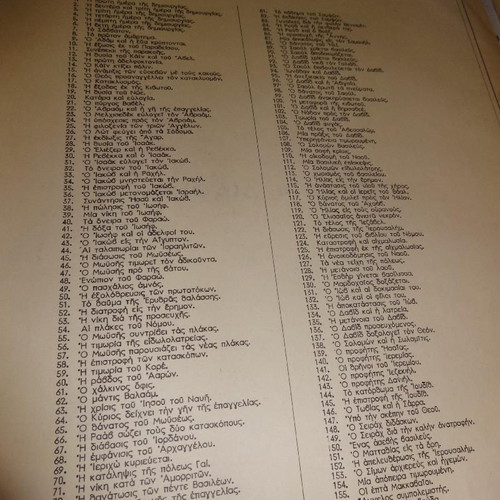 Large book used with engravings Old and New Testament