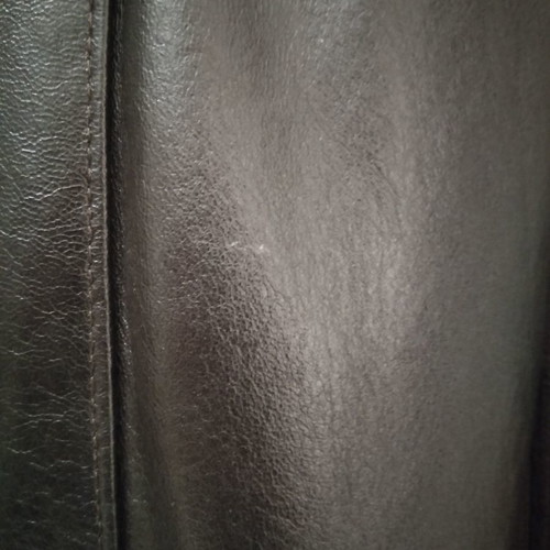 Alpha Massimo Rebecchi jacket used wool and leather brown