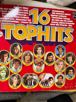 Top Hits vinyl like new, 16 German songs