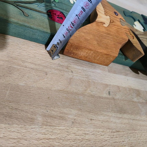 To Platoni wooden mosaic used, artwork