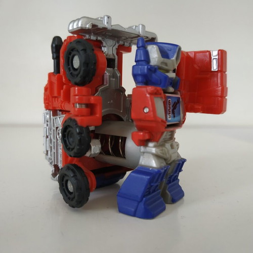 Transformers Bot Shots figures used, Optimus Prime, Megatron, Ironhide, Scourge