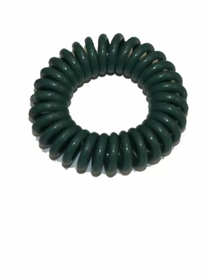 Hair elastic spiral Pine new, green