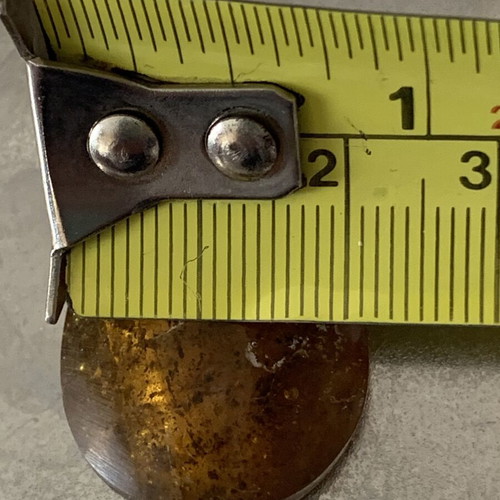 Baltic Amber Cognac 3.3 gr natural cabochon