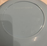 Tupperware set of two containers, blue 4.3L and white Magic Bowl