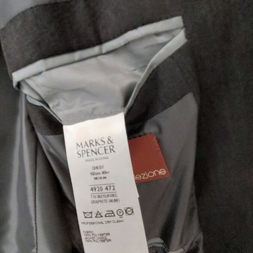 Mark's & Spencer jacket size medium, like new, gray