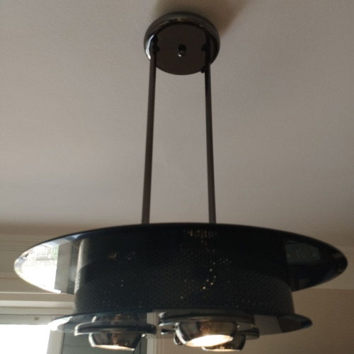 Wall light like new, height 57 cm, diameter 42 cm