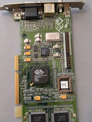 ATI Rage 3D Pro Turbo AGP κάρτα γραφικών μεταχειρισμένη, retro gaming
