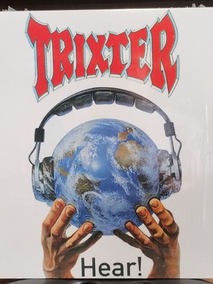 Trixter Hear! LP splatter white/red vinyl like new, metal