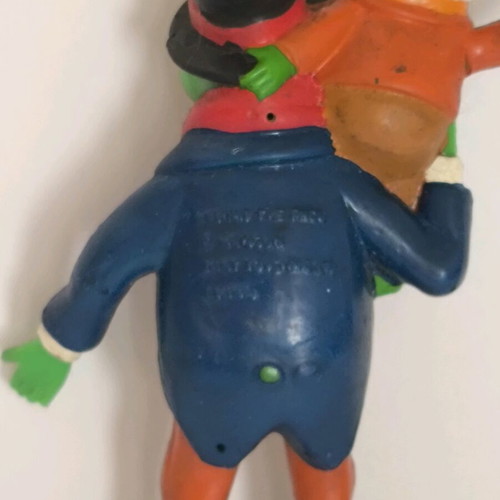 Kermit the Frog vintage figure used, collectible 1990