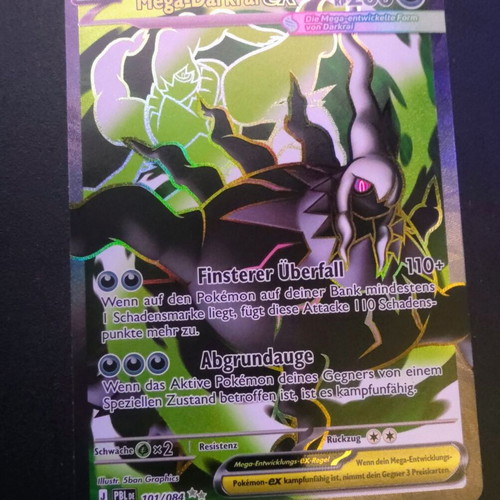 Mega Darkrai EX PBL 101 card like new