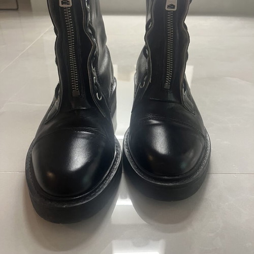 Allsaints boots size 37 like new, black, low with zipper