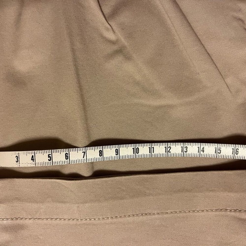 Beige cotton pants Only with pleats used, size S