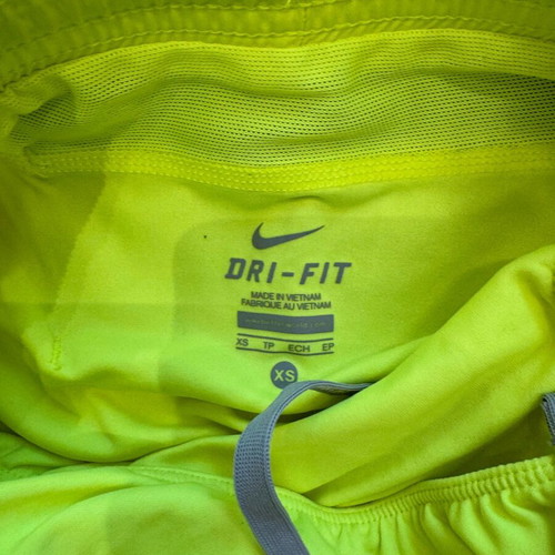 Nike women's shorts like new, yellow with lining
