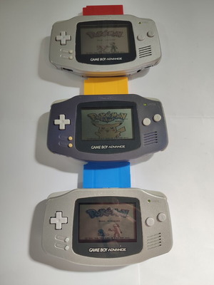 Κονσόλα Game Boy Advance μεταχειρισμένη, πακέτο 3 με παιχνίδι Pokémon