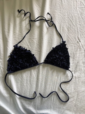 H&M bikini top like new, blue, sizes S and M