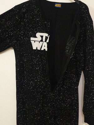 Star Wars onesie fleece jumpsuit new, men's XL