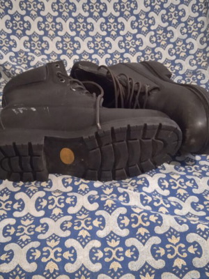 Chicago men's boots used, leather, size 44, black