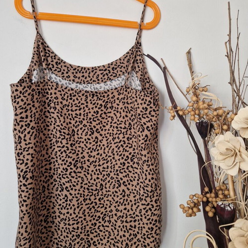 Vero Moda animal print camisole top, Small, new