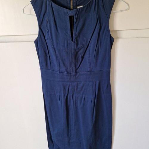 Blue midi dress anonima Medium like new