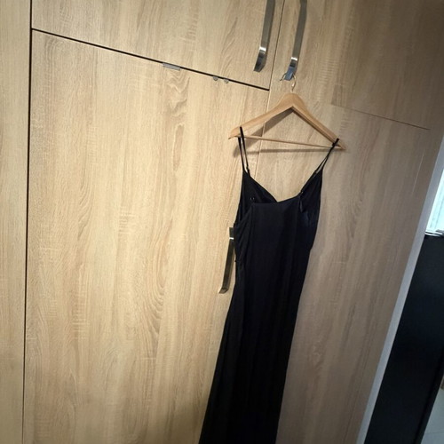 Toi&Moi satin dress used, black, size L