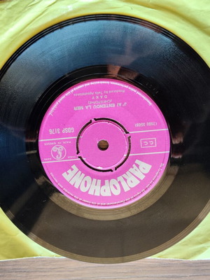 Δάκης J'Ai Entendu La Mer Tu Me Reviens 7" single μεταχειρισμένο, Parlophone 1966