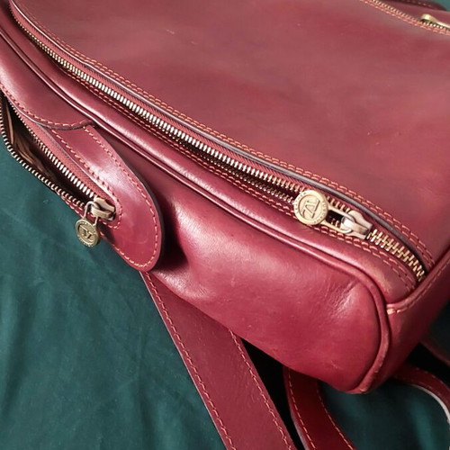 Tuscany Leather backpack like new, matte brown leather