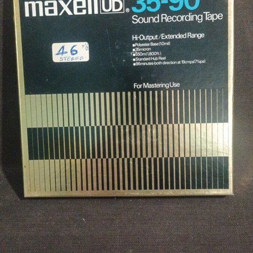 Maxell UD 35 - 90 tape used, in very good condition f1