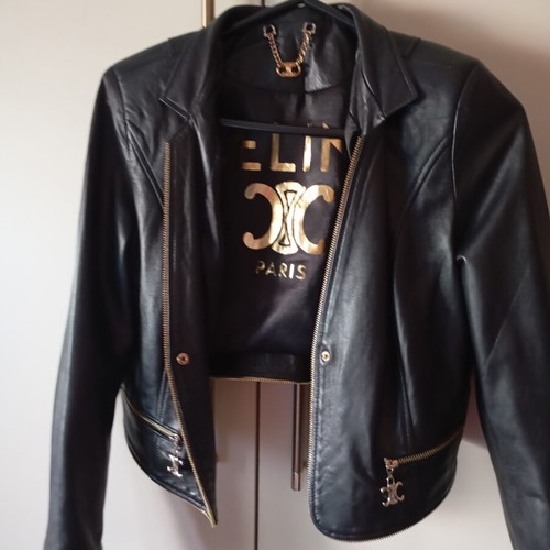 Bufan Celine women's leather jacket like new, sizes M and L