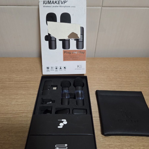 Iumakevp K5 Wireless Lavalier Microphone New Set