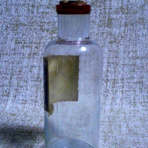 Pharmacy bottle used, vintage, French