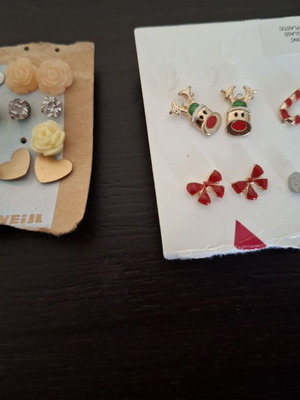 H&M and Tally Weil earrings new, multicolor