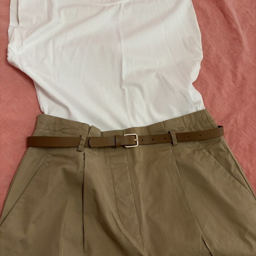 Zara jumpsuit with belt like new, size M, white and beige