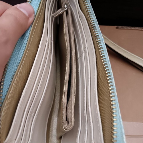 Axel small handbag wallet used, blue