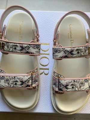 Dior sandals new, colorful, size 37, platform style