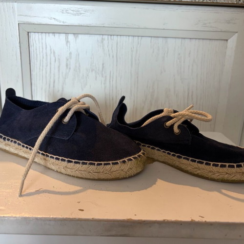 Mango Blue Kids Espadrilles Size 29 Like New