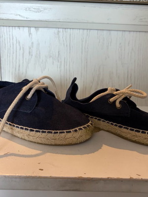 Mango Blue Kids Espadrilles Size 29 Like New