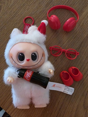 Labubu Coca Cola collectible with accessories