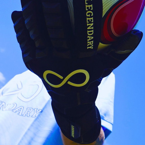 Legendary Infinity Black Premium Latex Goalkeeper Gloves new