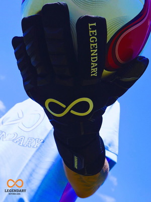 Legendary Infinity Black Premium Latex Goalkeeper Gloves new