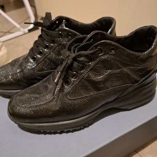 Hogan sneakers used, size 37, black