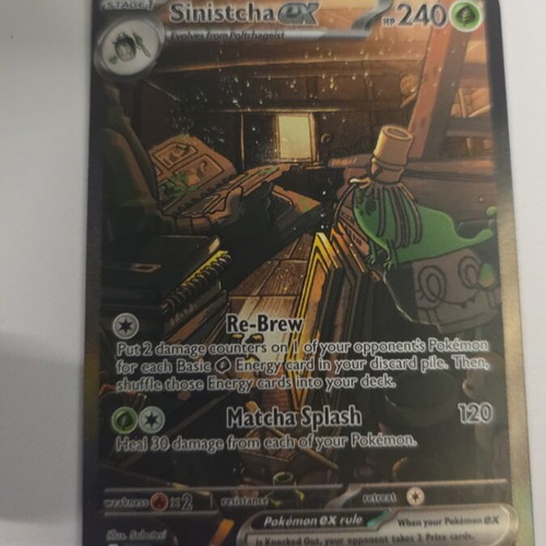 Sinistcha ex TWM 210 Pokemon card
