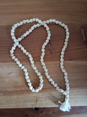 Japa Mala 108 beads wooden neem meditation necklace
