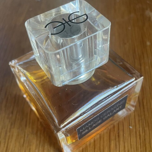Manos Gerakinis Sillage Galant Eau de Parfum used, 60ml, 60% remaining