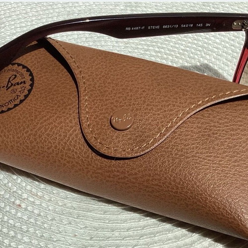Ray Ban Steve RB 4487 sunglasses new, gray and red