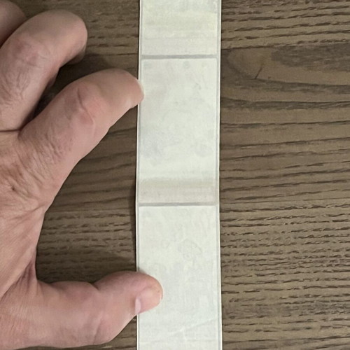 Tasty Shrimp Stickers new, uncut strip