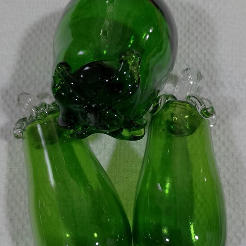 Glass fruit and vegetables Murano style, like new, set of 7