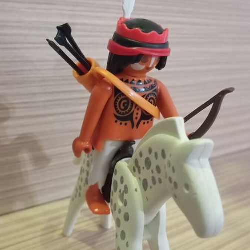 Playmobil Indian with Horse figure like new