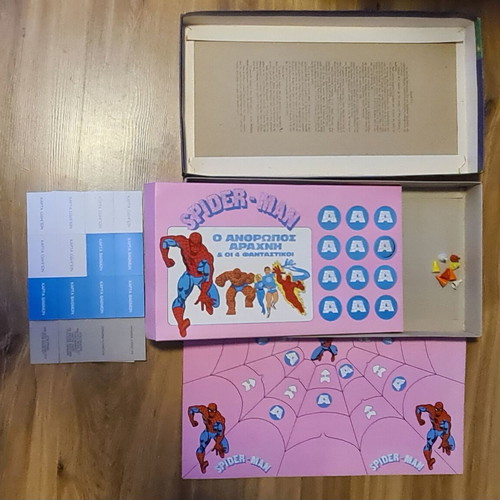 Vintage Remoundo Spiderman board game 1970 in excellent condition