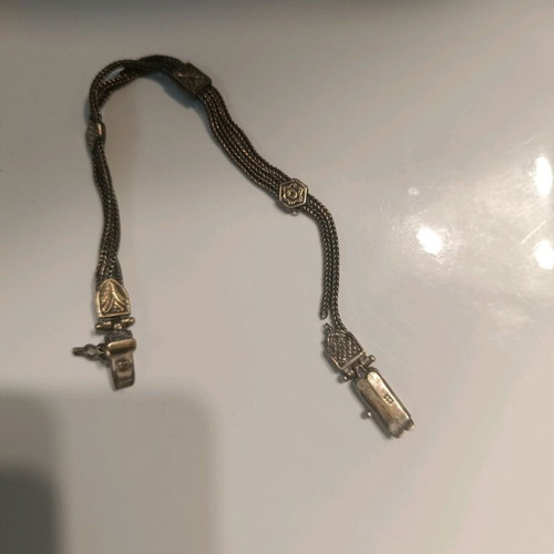 Silver women's bracelet handmade used